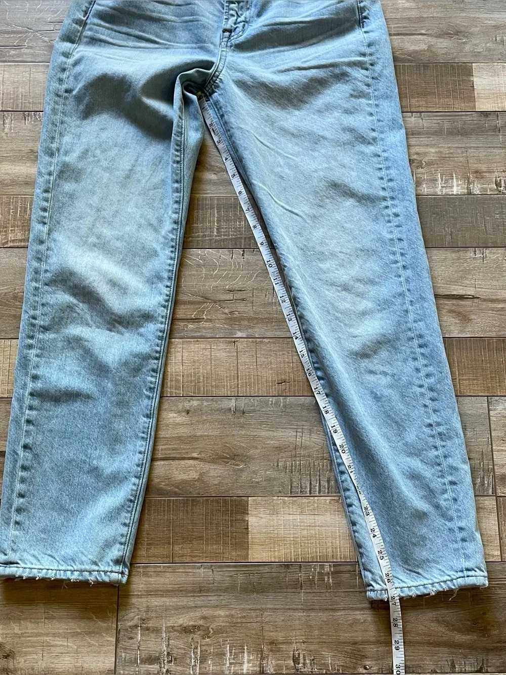 J.Crew Point Sur Denim Jeans Women’s 26 Light Wash High Rise Straight Leg